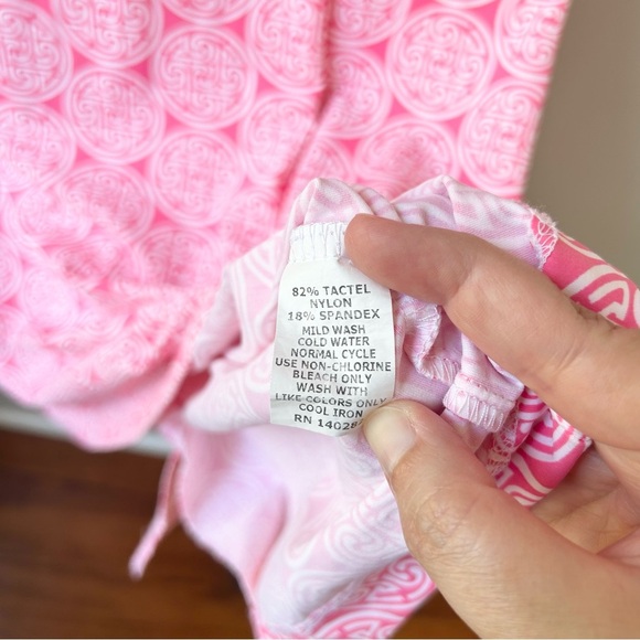 Katherine Way Hampton sleeveless tunic dress with pink medallion print - Picture 8 of 8